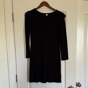 Old Navy Black Long Sleeve Dress